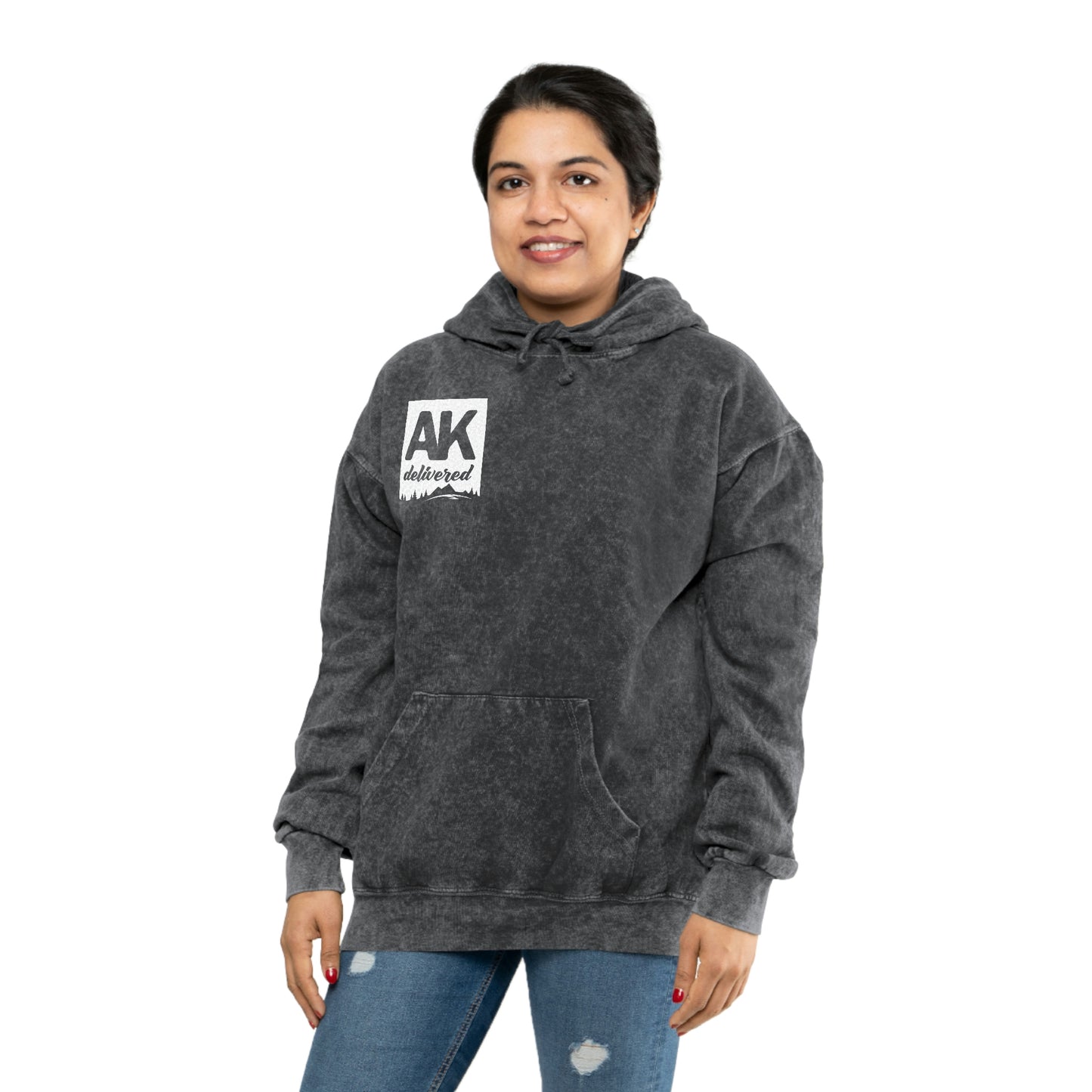 Unisex Mineral Wash Hoodie